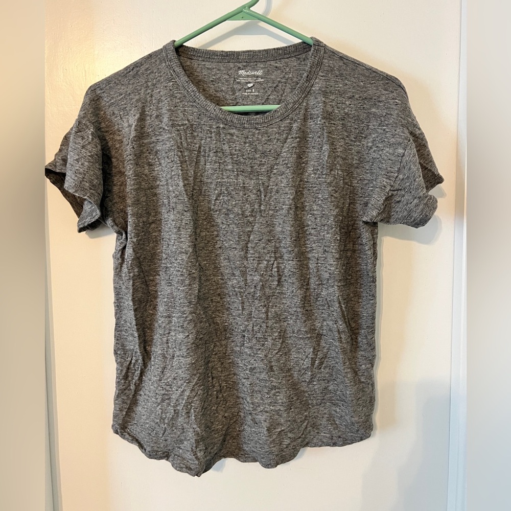 Madewell tee - Heather gray - small